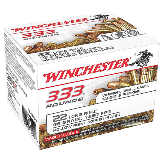 WIN 22LR 36GR COPPER HP 333/10 - Ammunition